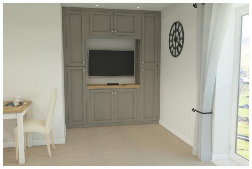 Station View Living Room Built-in